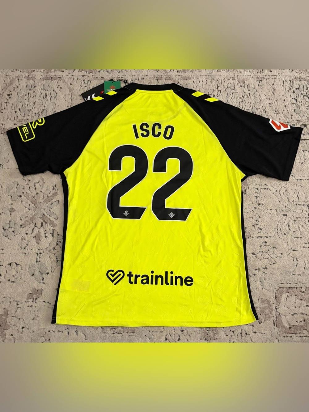 Hummel Authentic 2024/2025 Real Betis Isco #22 Spain Soccer Jersey Men’s Sz: XL